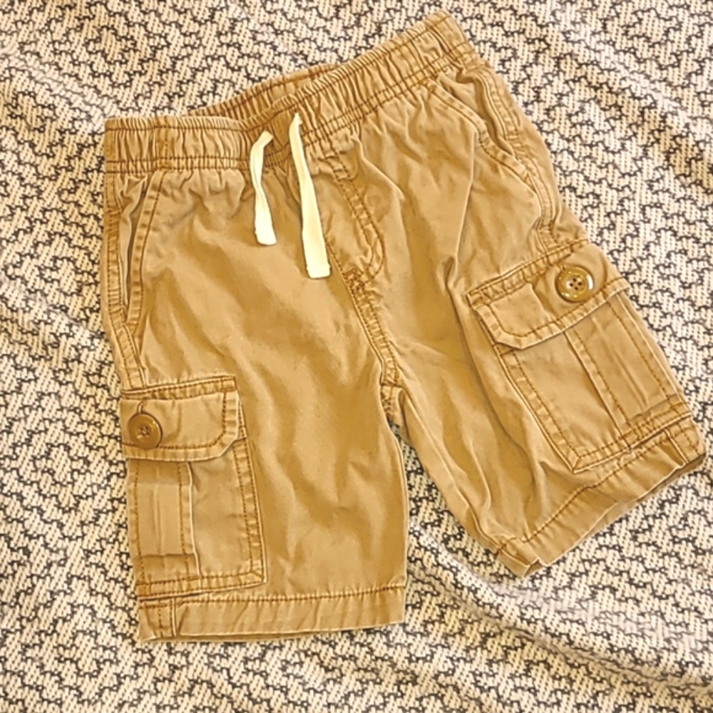 Tea Collection Khaki Cargo Shorts Size 3